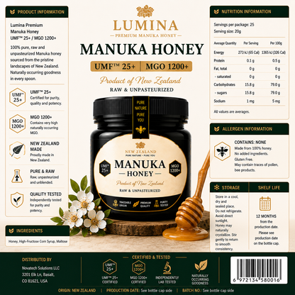 Raw MGO Manuka Honey-Zuckerberg