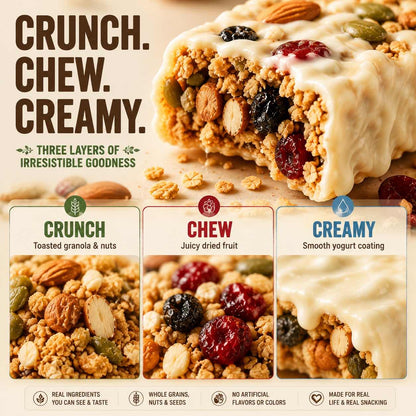 Yogurt Coated Granola Snack Bites-Zuckerberg