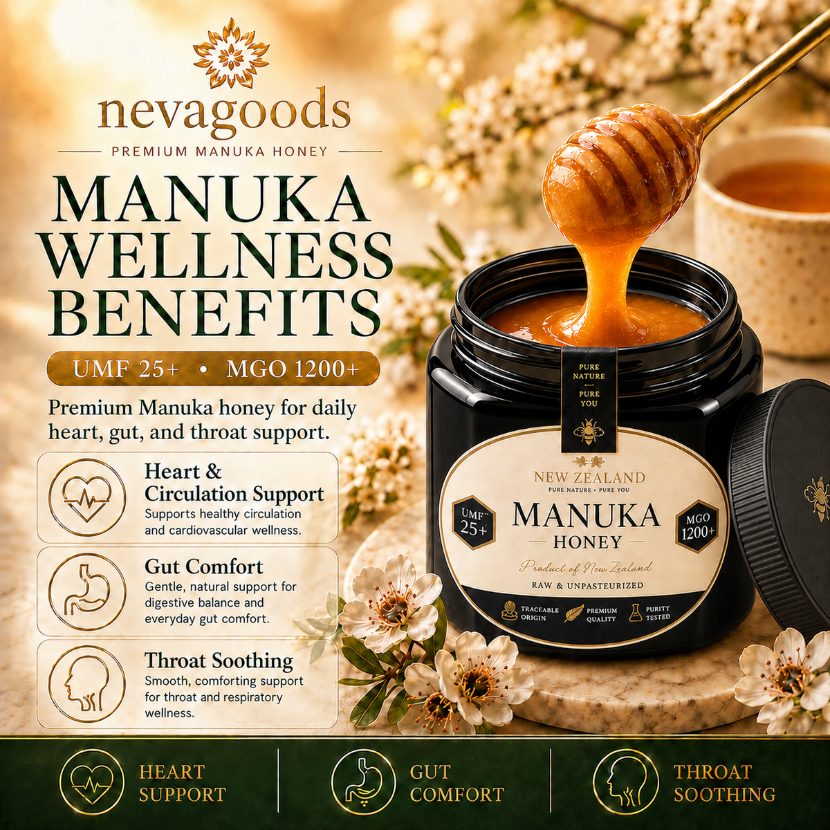Raw MGO Manuka Honey-Zuckerberg