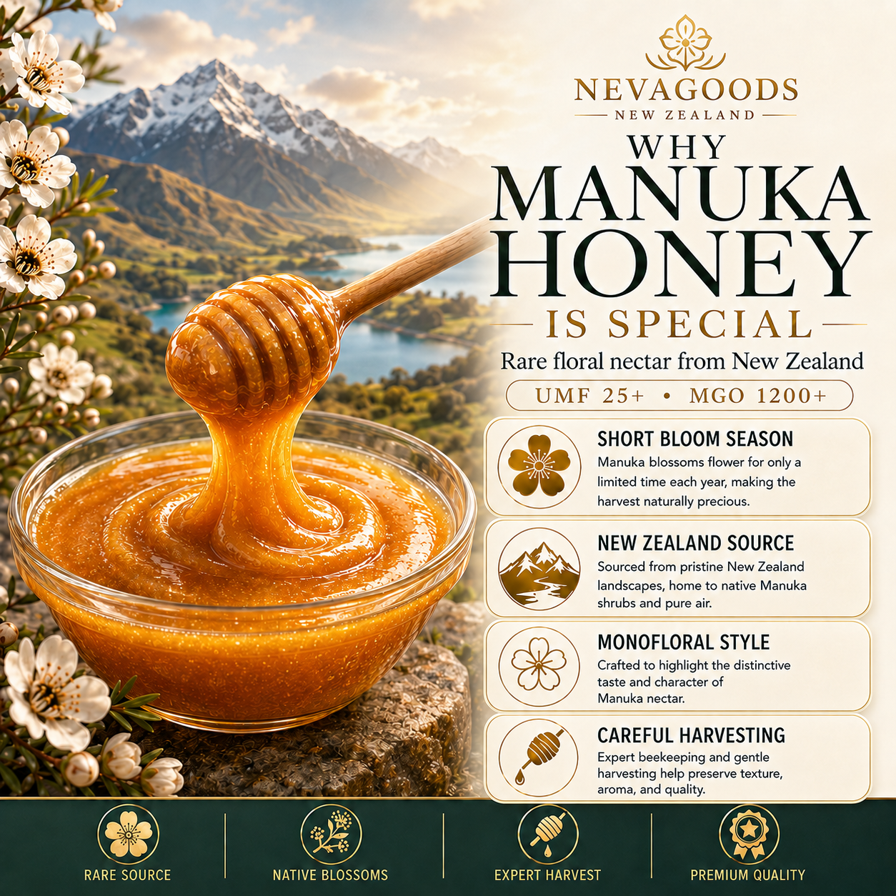 Raw MGO Manuka Honey-Zuckerberg