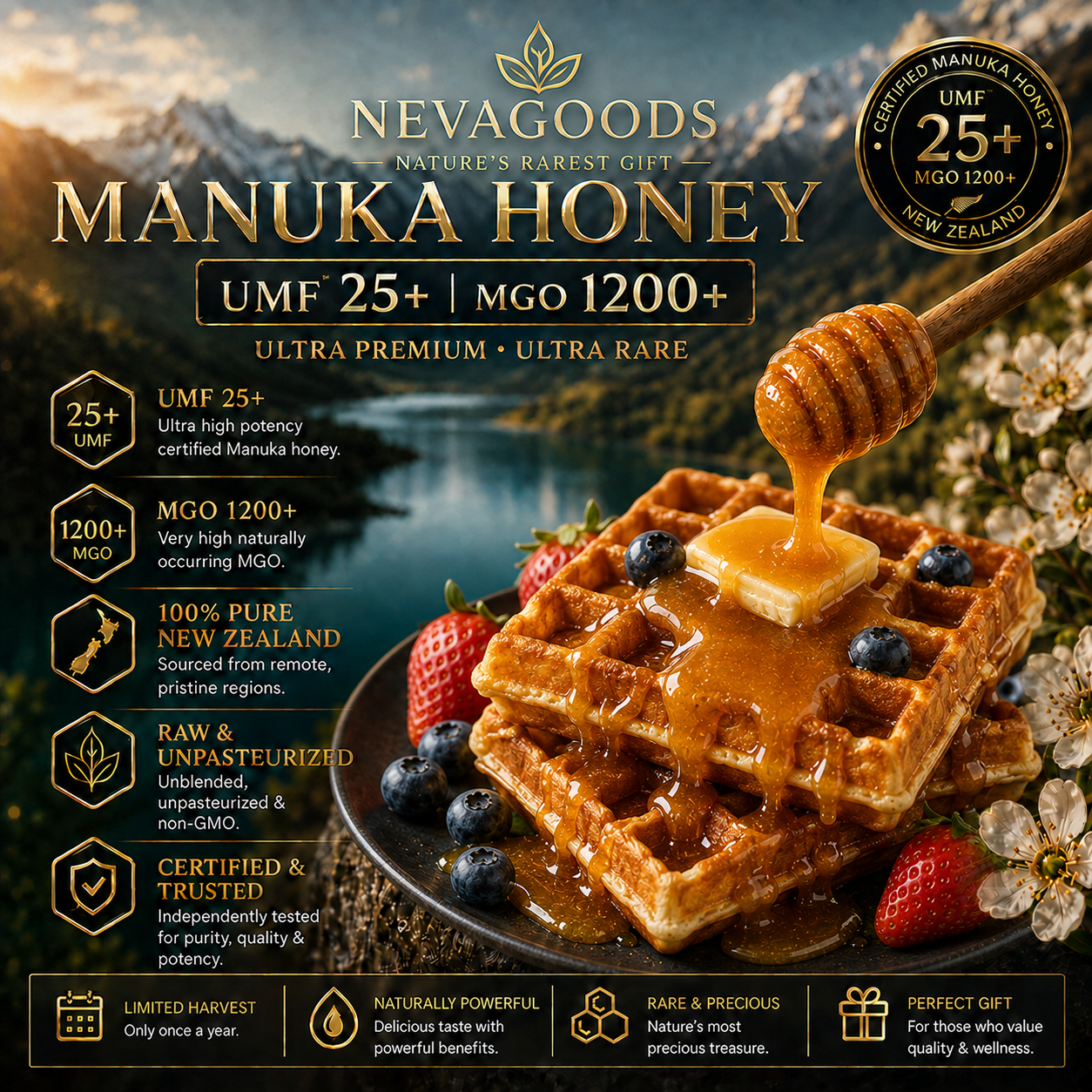Raw MGO Manuka Honey-Zuckerberg